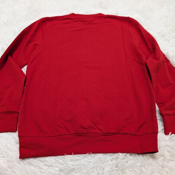 Coccodrilla Unisex Red Crew Neck Loopknit Long Sleeve Sweatshirt for 10Yrs NWOT - Picture 6 of 6